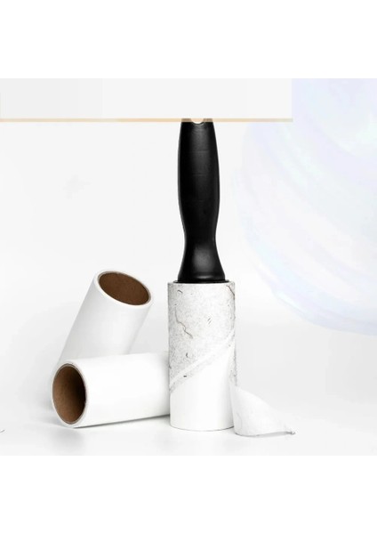 4 Yedekli Tüy Toplama Rulosu 240 Yaprak Evcil Hayvan Elbise Yatak Tüy Saç Toplayıcı indirimleri