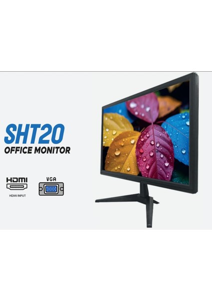 Sht 20" LED Monitör