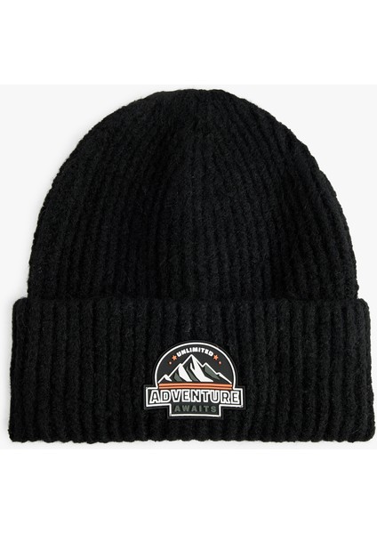 Baskı Detaylı Katlı Bere