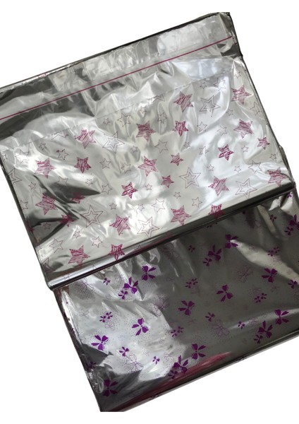 30X45 Hediye Paketi Bantlı Yapışkanlı Metalize 50 Adet fiyatları