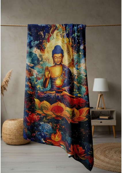 Dijital Baskı Plaj Deniz Havlusu Modern Desenli Peştamal (80X160 Cm) HVL0062 fiyatları