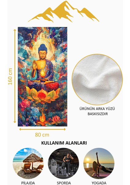 Dijital Baskı Plaj Deniz Havlusu Modern Desenli Peştamal (80X160 Cm) HVL0062 fırsatları