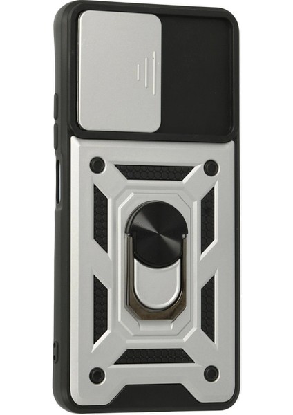 Xiaomi Poco F3 Kılıf Pars Lens Yüzüklü Silikon - GÜMÜŞ-(5796) - TG0012-2R3HV8 modelleri