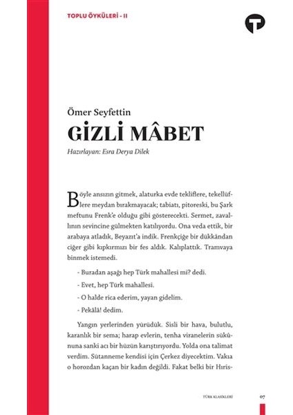 Gizli Mabet - Toplu Öyküleri 2