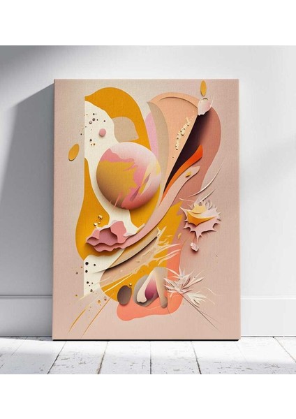 Kozmik Gün Batımı Akışı Kanvas Tablo Duvar Resim