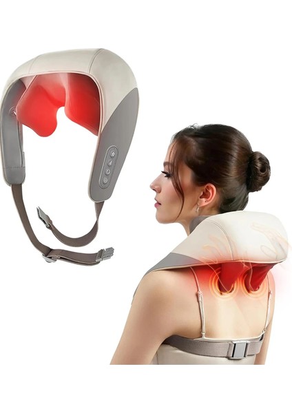 Şarjlı Ovmalı Isıtmalı Masaj Aleti Insan Eli Yoğurma Hissi