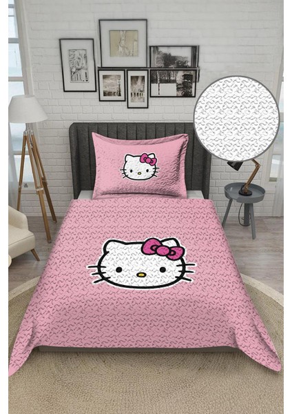 Parlak Kadife Kumaş Tek Kişilik Çocuk Yatak Örtüsü Seti (2 Parça) TKY0020 fiyatları