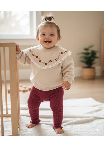 Laura Baby Kız Bebek Çocuk Çiçekli Alt Üst Takım