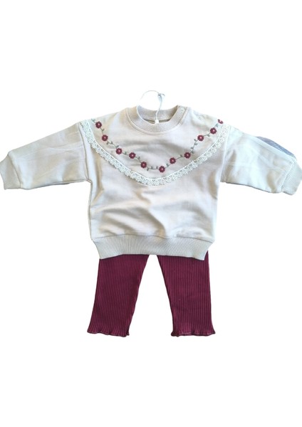 Laura Baby Kız Bebek Çocuk Çiçekli Alt Üst Takım modelleri