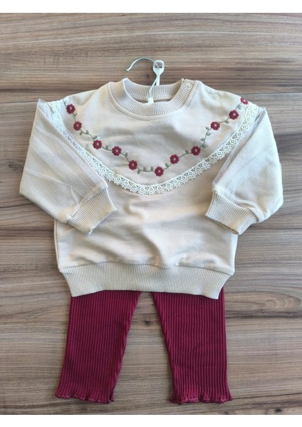 Laura Baby Kız Bebek Çocuk Çiçekli Alt Üst Takım