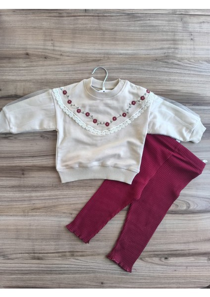 Laura Baby Kız Bebek Çocuk Çiçekli Alt Üst Takım