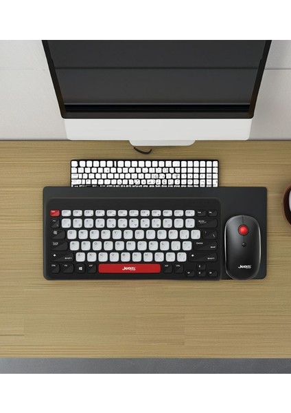 WS681 Android ve Smart Tv Için Klavye Mouse Set - Kablosuz Klavye Mouse Seti Slim Kasa modelleri