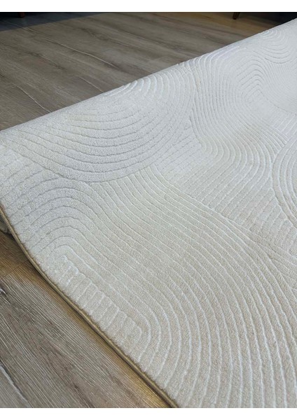 Rölyef Halı Yolluk Krem | Kaymaz Taban | Makinada Yıkanabilir | Salon, Mutfak & Koridor fiyatları