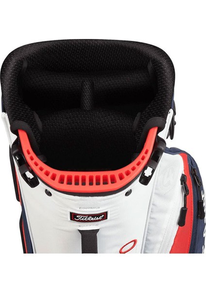 Titliest Players 4 Karbon Golf Çantası TB22SX5-416 Lacivert/kırmızı/beyaz modelleri