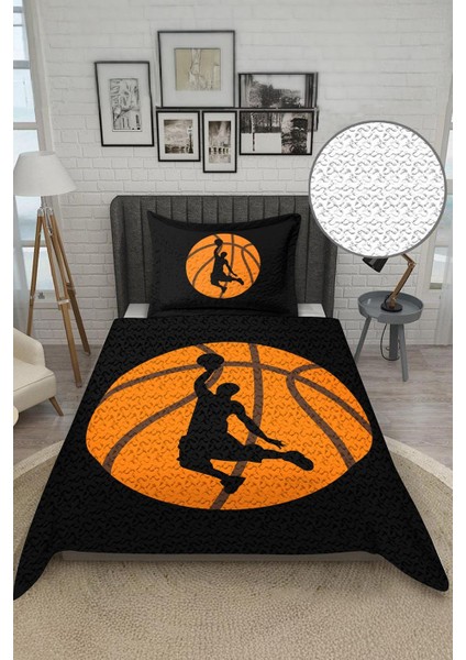 Parlak Kadife Kumaş Tek Kişilik Çocuk Yatak Örtüsü Seti (2 Parça) TKY0014 fiyatları