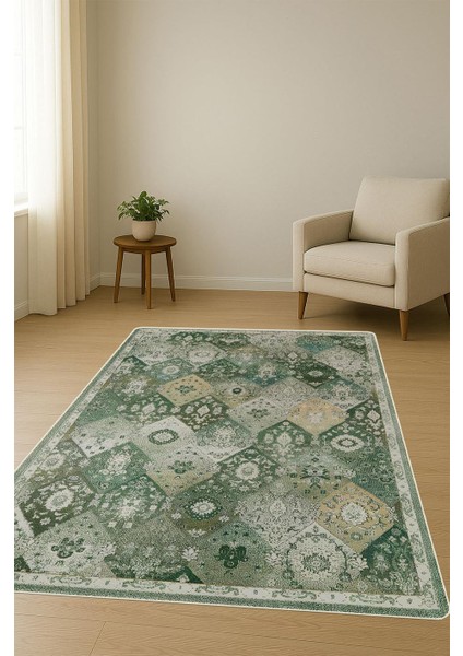 Parlak Kadife Kumaş Vıntage Dijital Baskı Dot Kaymaz Tabanlı Halı H1062 fiyatları