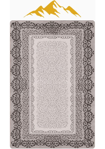 Vintage Desen Dijital Baskı Kaymaz Taban Halı H1056 modelleri