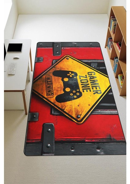 Parlak Kadife Kumaş Dijital Baskı Dot Kaymaz Tabanlı Çocuk ve Genç Odası Halısı H0513