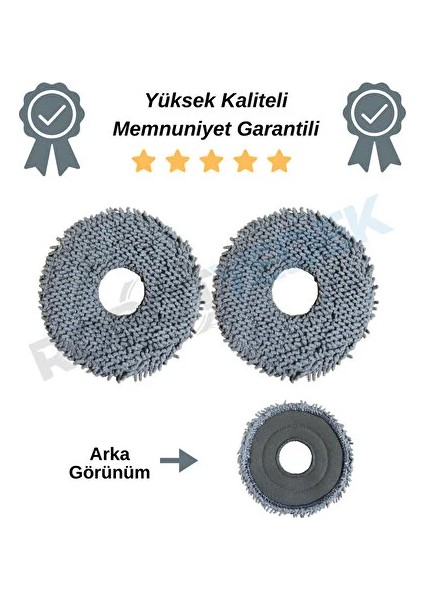 Dreame X30 Ultra Uyumlu Hepa Filtre ve Mop-6 Parça fiyatları