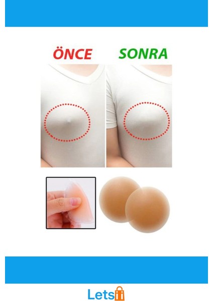 100% Silikon Göğüs Ucu Kapatan Bandı 2 Adet modelleri