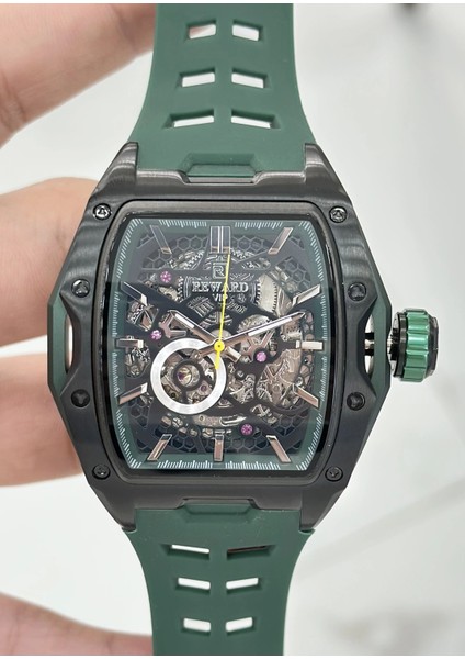 Silikon Kordon Otomatik Erkek Kol Saati Su Geçirmez 2 Yıl Garantili fiyatları