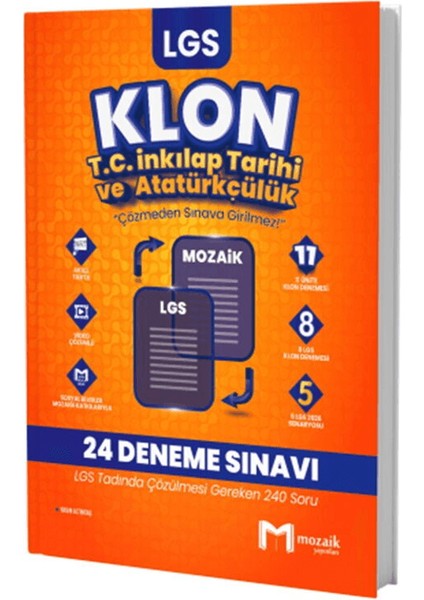 8. Sınıf Lgs T.c. Inkılap Tarihi ve Atatürkçülük Klon 24 Deneme