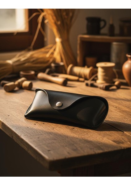 Gözlük Kılıfı Bitkisel Tabaklanmış El Yapımı ve El Boyaması Hakiki Deri modelleri