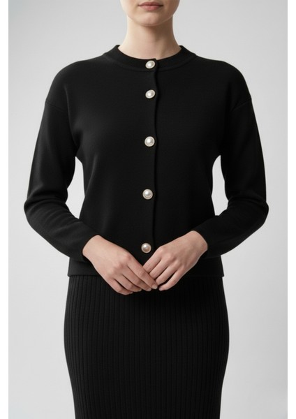 Kadın Hırka Elbise Ikili Takım - Siyah fiyatları