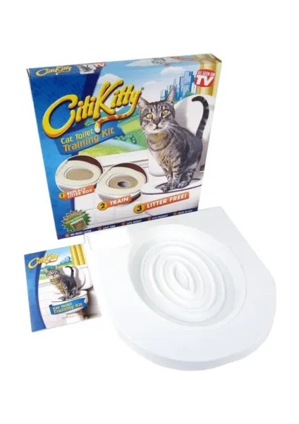 Citikitty Klozet Kedi Tuvaleti Eğitim Seti