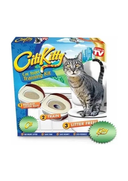 Citikitty Klozet Kedi Tuvaleti Eğitim Seti indirimleri