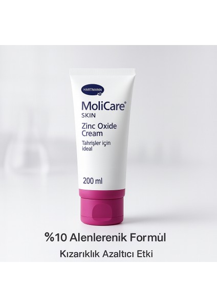 Molicare Çinko Oksitli Bariyer Krem 200 ml – Hassas ve Tahriş Olmuş Ciltler Için Koruyucu Bakım Krem fırsatları