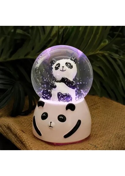 Orta Boy Siyah-Beyaz Panda Kar Küresi modelleri