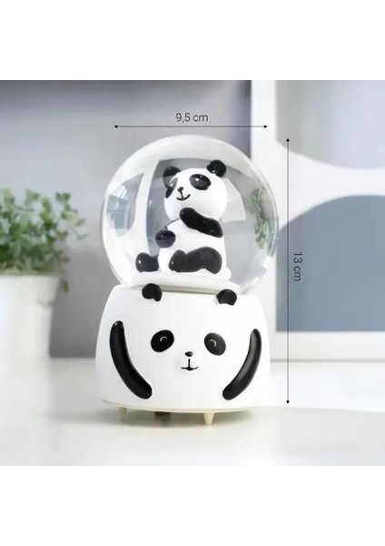 Orta Boy Siyah-Beyaz Panda Kar Küresi fırsatları