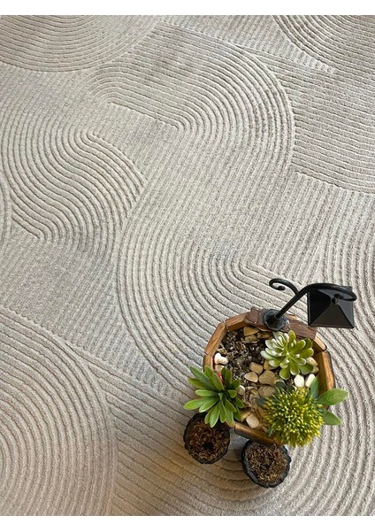 Rölyef Halı Yolluk Vizon | Kaymaz Taban | Makinada Yıkanabilir | Salon, Mutfak & Koridor modelleri