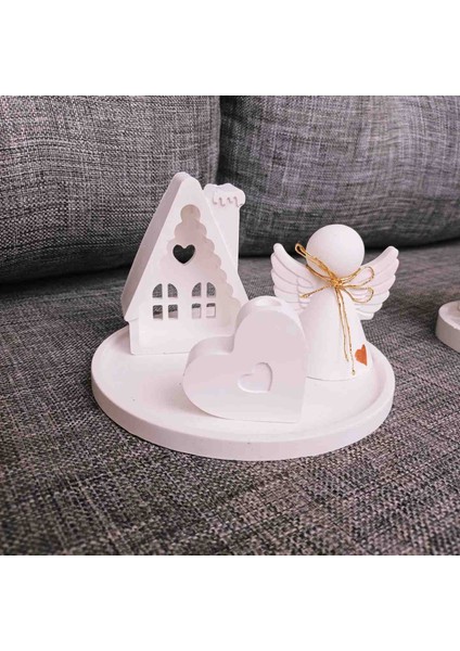 Kar Evi, Melek,kalp, Tabak Konsept Hediye Kutusu, Yeni Yıl Hediyelik,anneler Günü Hediye,doğum Gunu Hediye,sevgiliye Hediye, Yeni Ev ve Iş Ofis Hediyesi, Kurumsal Hediyelik fiyatları