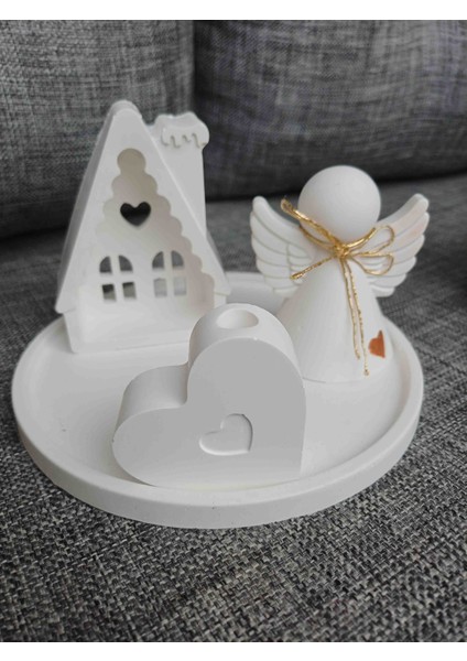 Kar Evi, Melek,kalp, Tabak Konsept Hediye Kutusu, Yeni Yıl Hediyelik,anneler Günü Hediye,doğum Gunu Hediye,sevgiliye Hediye, Yeni Ev ve Iş Ofis Hediyesi, Kurumsal Hediyelik fırsatları