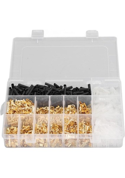 1050 Parça Izolesiz Kablo Terminal ve Daralan Makaron Seti Plastik Çantada fiyatları