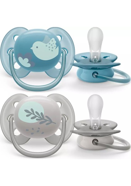 Philips Avent Ultra Soft Yumuşak 2li Emzik 6-18 Ay - SCF091/15