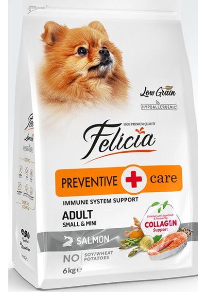 Kolajen Destekli Hipoalerjenik Somonlu Yetişkin Küçük Irk Köpek Maması 3 Kg.