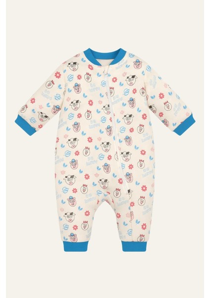 Unisex Çocuk Elyaf Dolgulu Uyku Tulumu - Ecru fiyatları