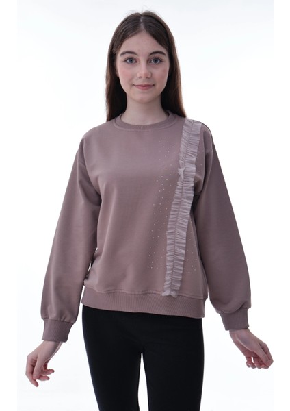 Taş Detaylı Kız Çocuk Sweat 2011 modelleri