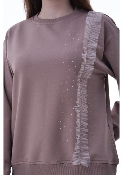 Taş Detaylı Kız Çocuk Sweat 2011 fırsatları