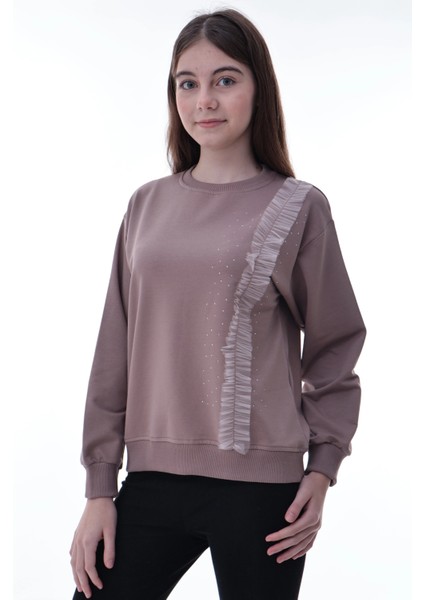 Taş Detaylı Kız Çocuk Sweat 2011 indirimleri