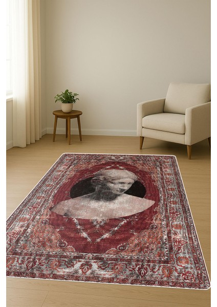 Modern Desenli Dijital Baskı Kaymaz Taban Halı H1081 fiyatları