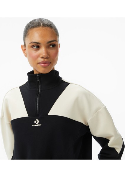 Crop Kadın Siyah SWEATSHIRT.001 fırsatları