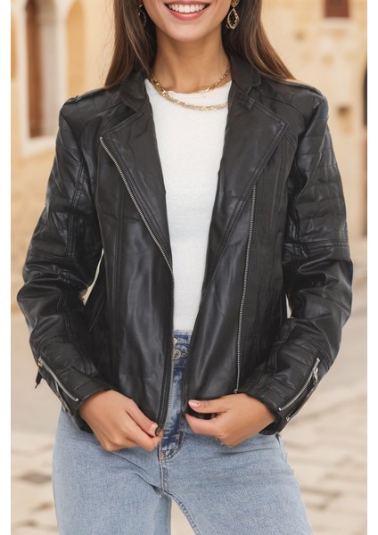 Deri Ceket Siyah