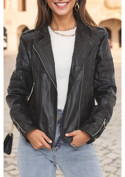 Deri Ceket Siyah fırsatları