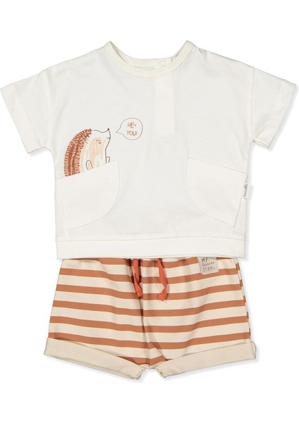 Iki Ip Şort 2li Takım (Jump It) Ekru