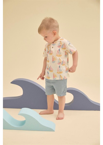 Selanik Şort 2li Takım (Sea And Sun) Indigo modelleri