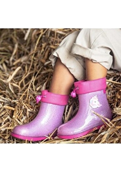 Bimbi Unicornio Glitter Çocuk Yağmur Çizmesi